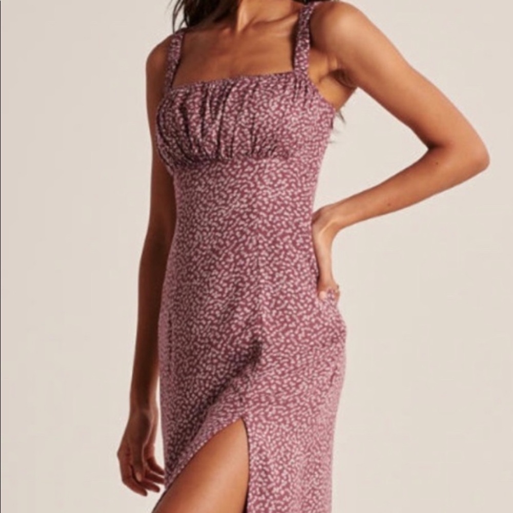 Abercrombie and Fitch floral midi dress